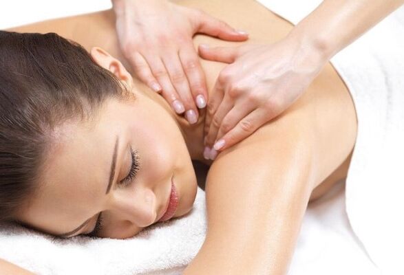 Massage ng lugar ng kwelyo